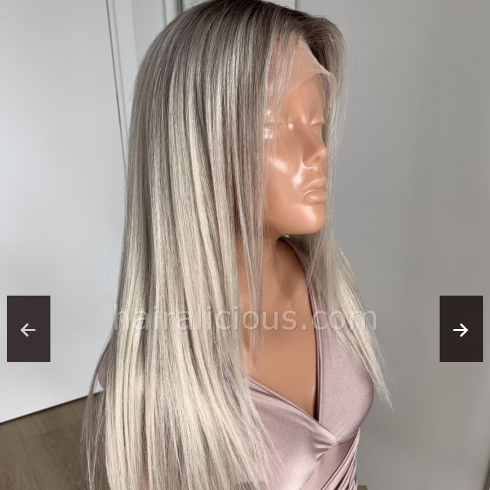 Hairalicious Extra Thin Hairline HD glueless lace human hair blonde wig Brave Me